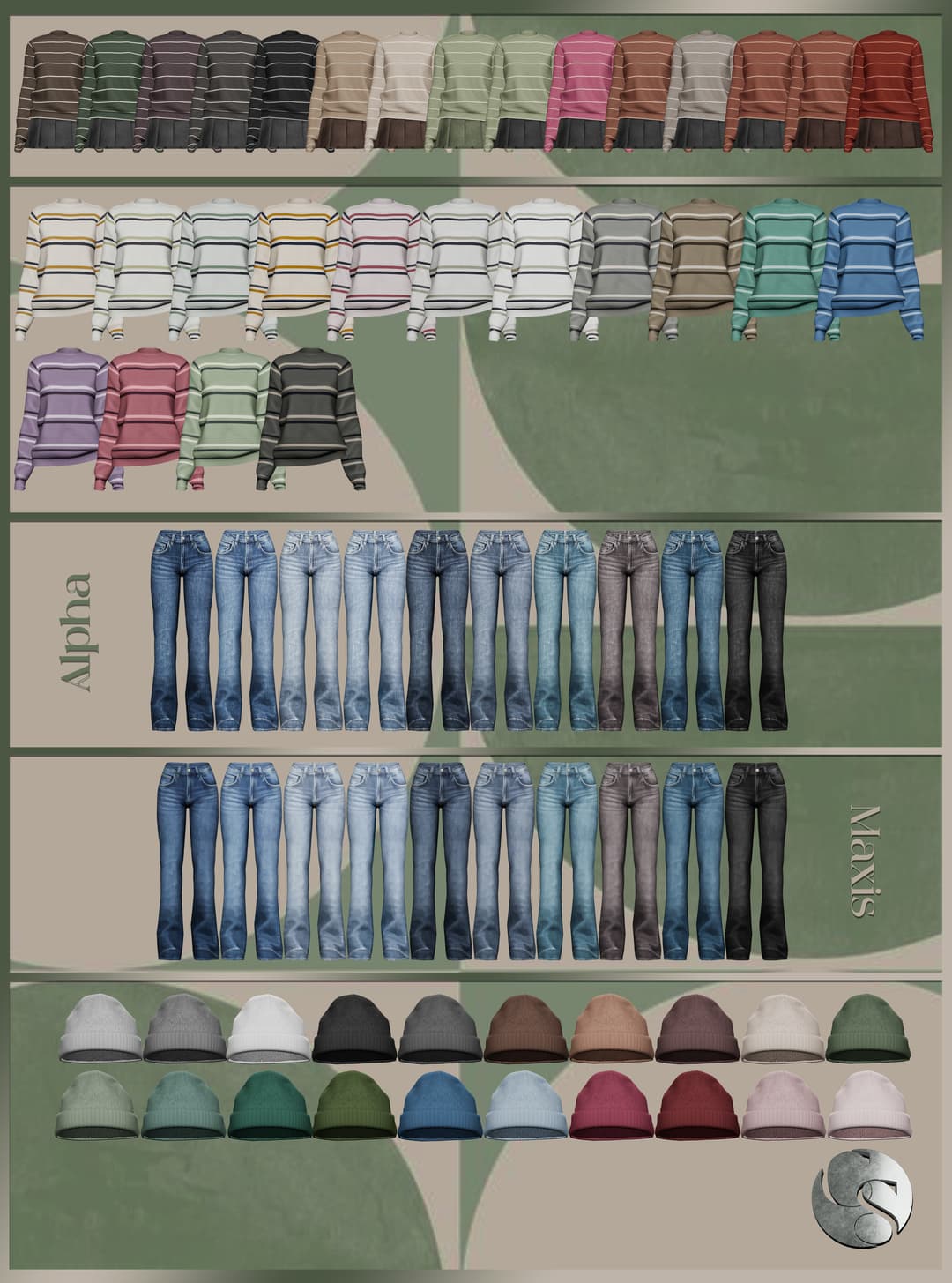 Галерея мода Набор одежды Parallel Axis Collection #3